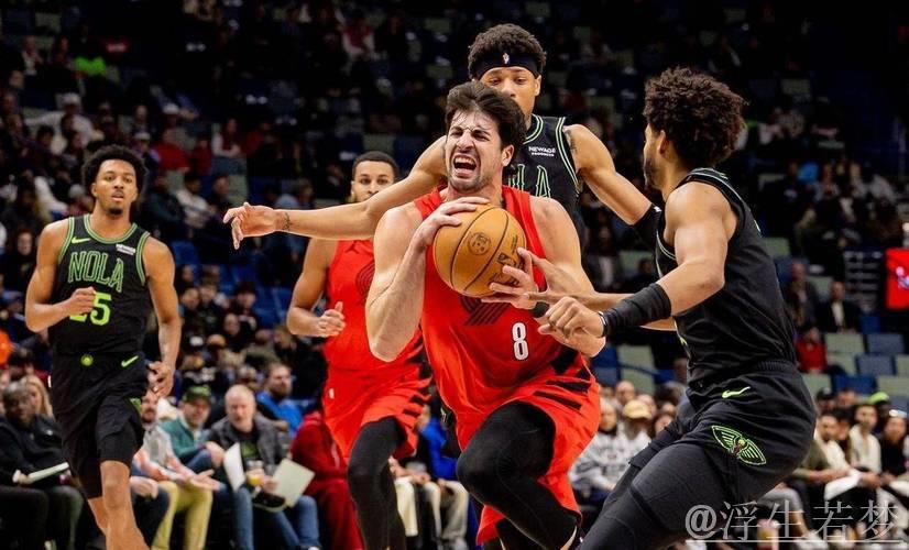 鹈鹕六人上双狂胜开拓者 鹈鹕六人上双狂胜开拓者